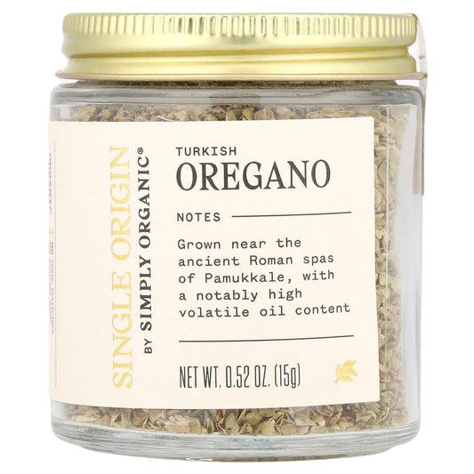 Simply Organic, Single Origin, Turkish Oregano, 0.52 oz (15 g) - Image 1