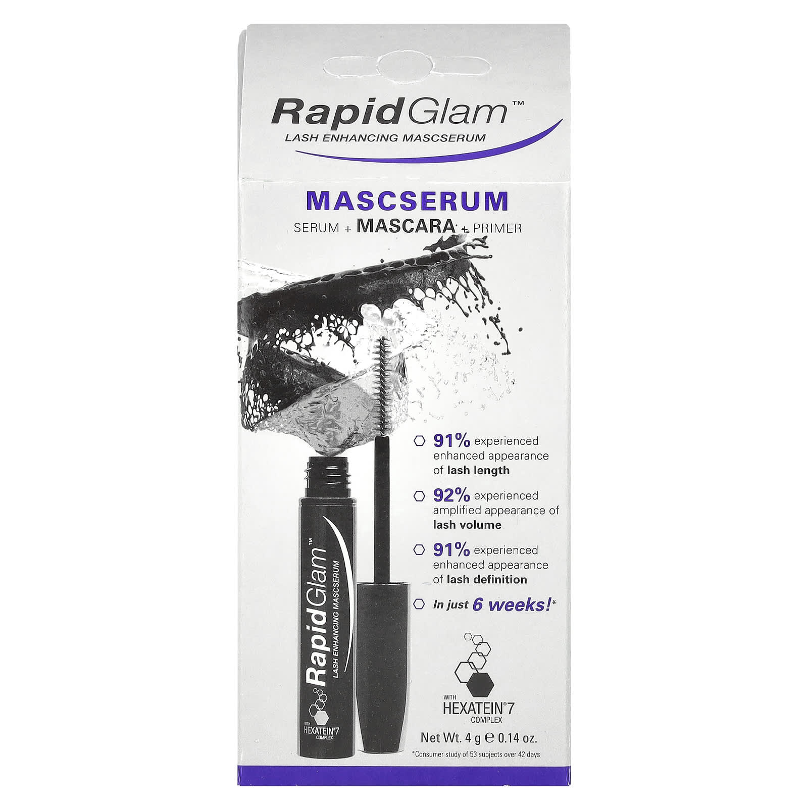 RapidLash, RapidGlam, Mascserum, 0.14 oz (4 g) - Image 2