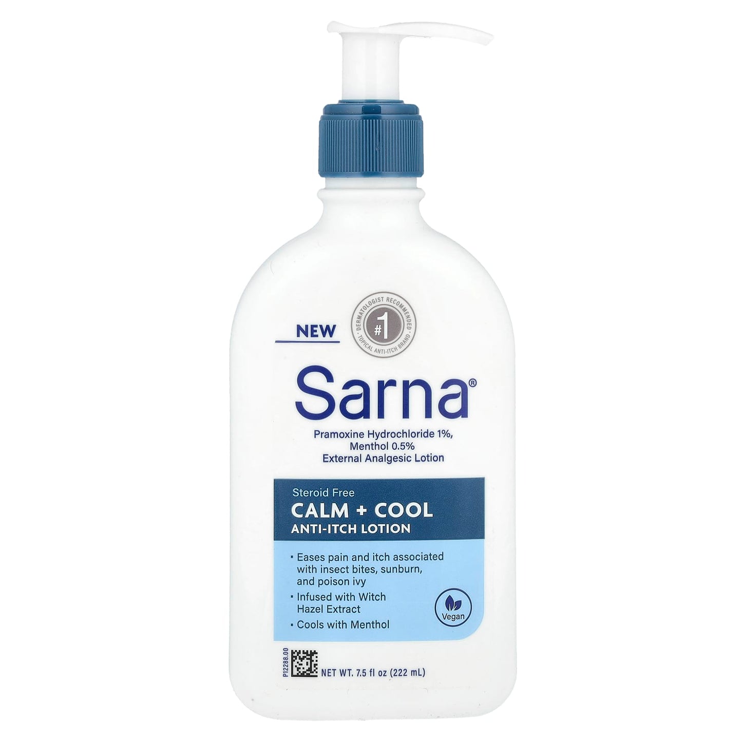 Sarna, Anti-Itch Lotion, Calm + Cool, 7.5 fl oz (222 ml) - Image 1