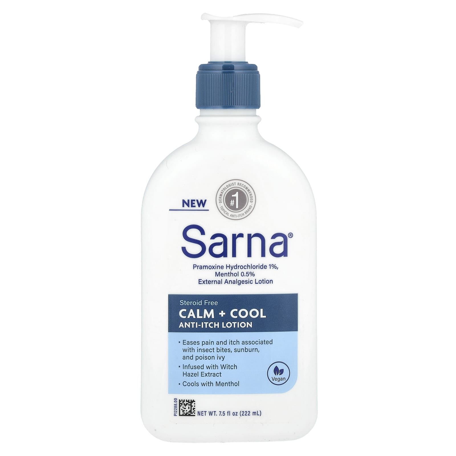 Sarna, Anti-Itch Lotion, Calm + Cool, 7.5 fl oz (222 ml) - Image 1