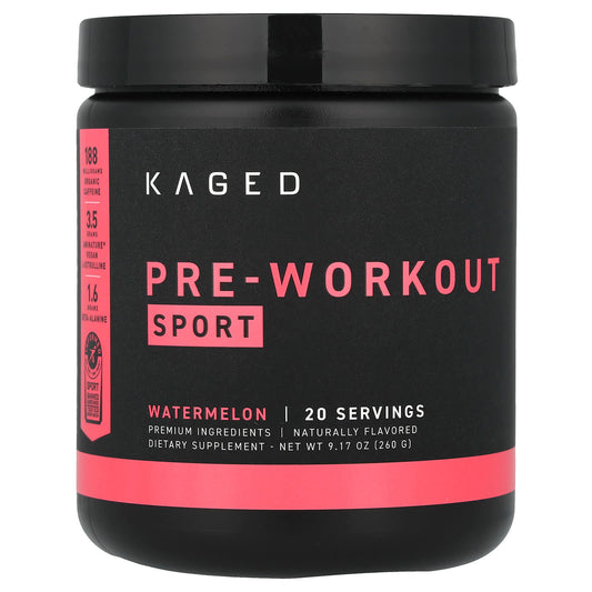 Kaged Pre-Workout Energy & Endurance, Watermelon, 9.17 oz - Image 1