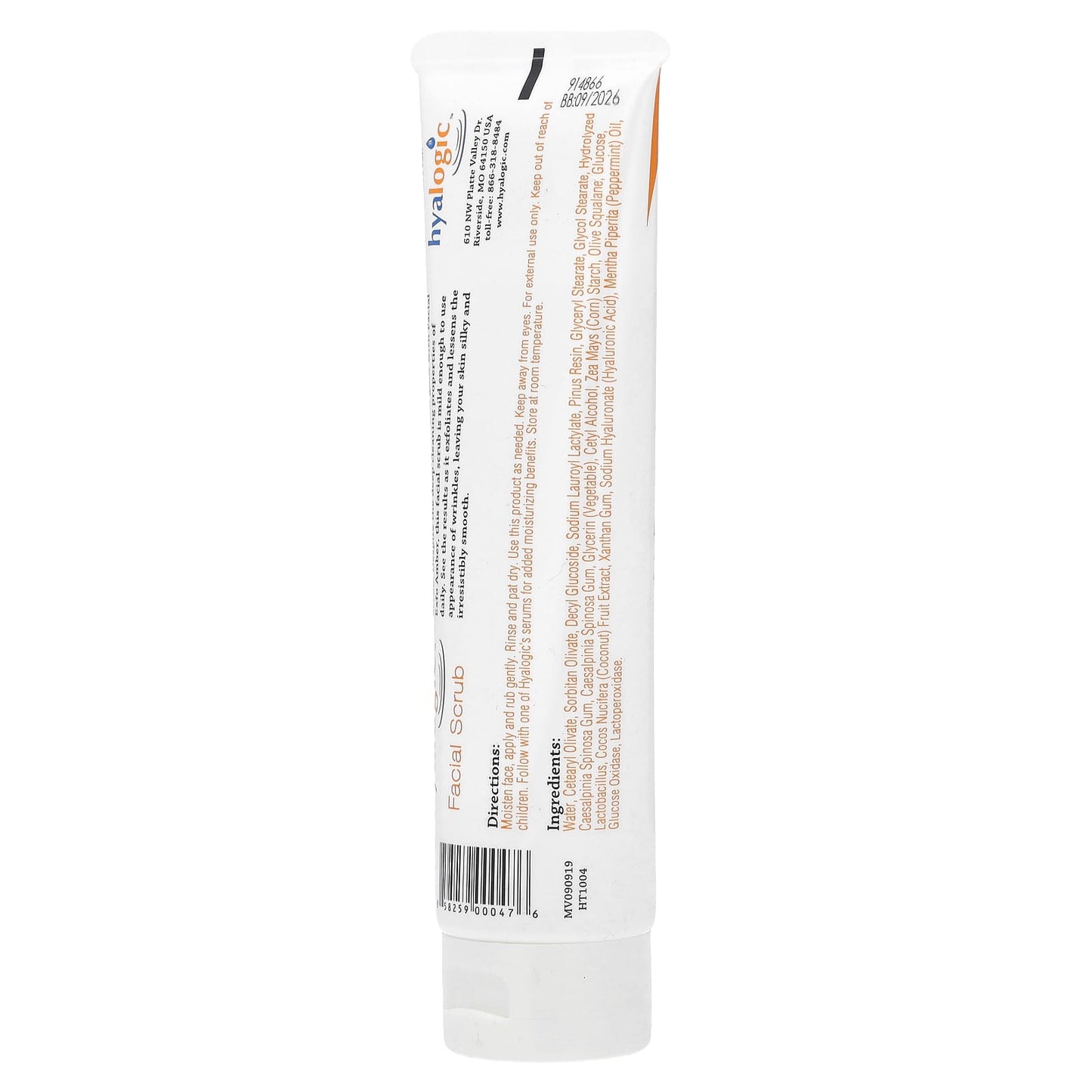 Renew Your Glow with Hyalogic Hyaluronic Acid Facial Scrub, 4.58 oz - Image 2