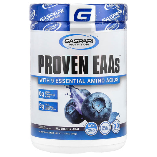 Boost Muscle Recovery with Gaspari Proven EAAs, 9 Essential Amino Acids - Image 1