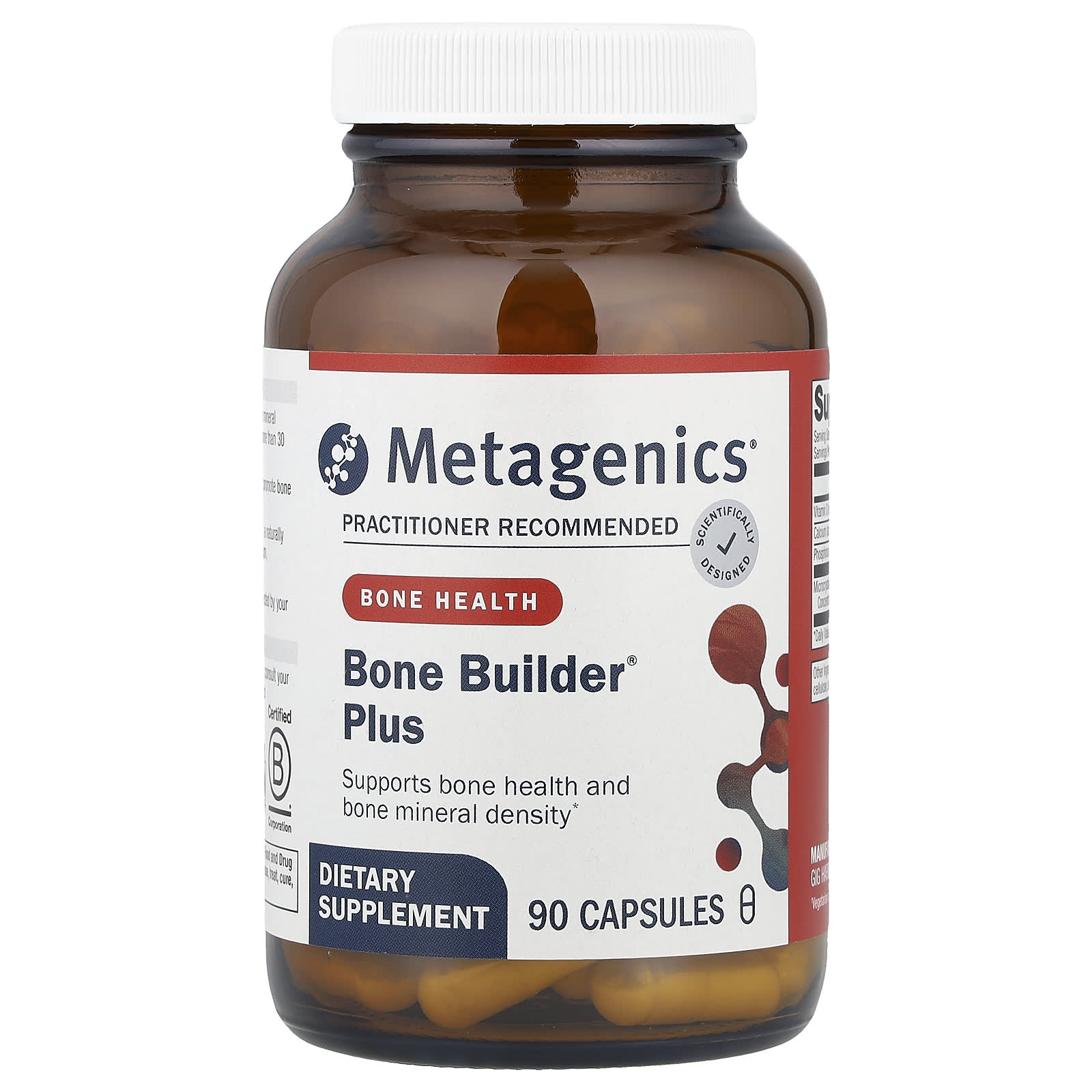 Metagenics, Bone Builder® Plus, 90 Capsules - Image 1