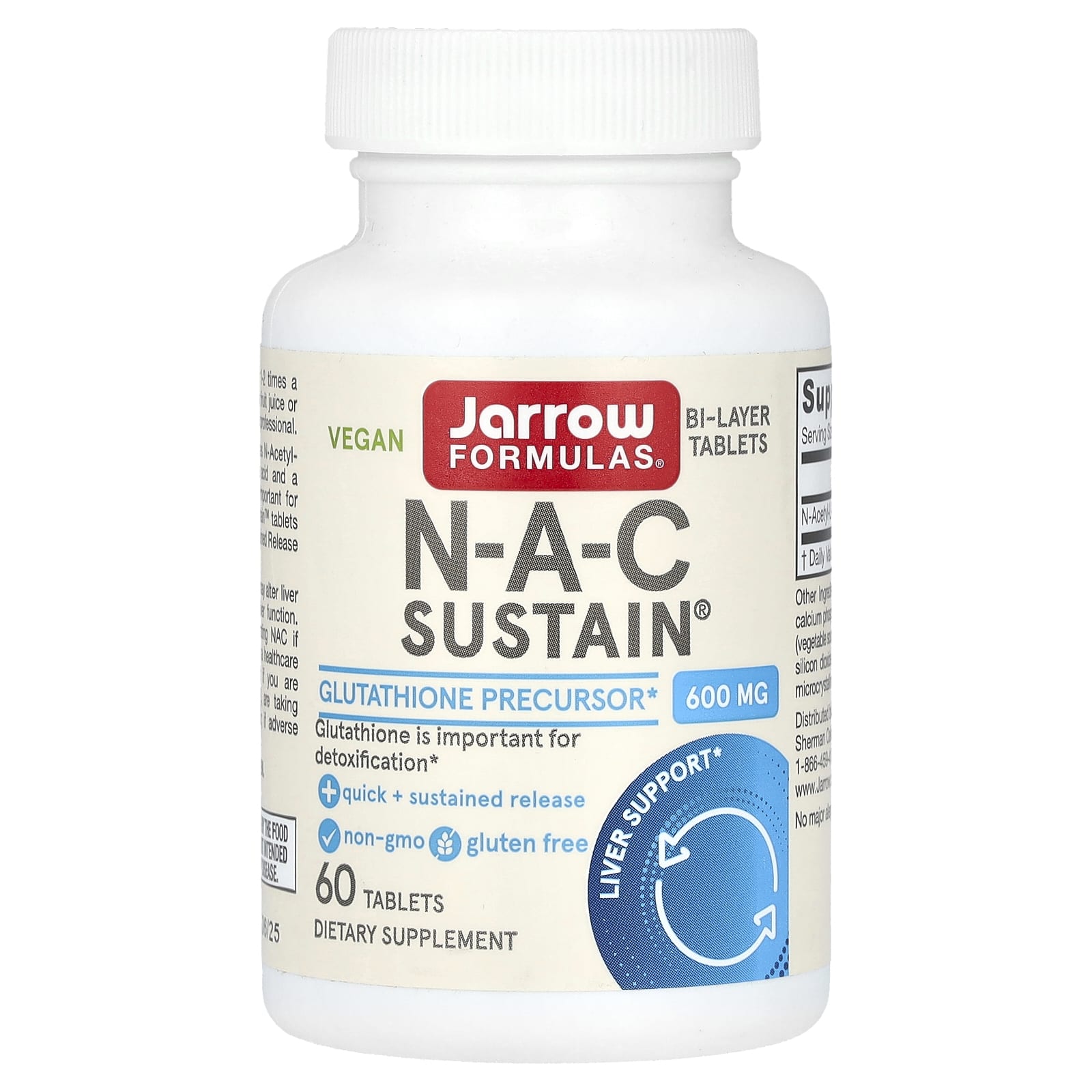 Vegan N-Acetyl-L-Cysteine Supplement for Detoxification Support - Image 1