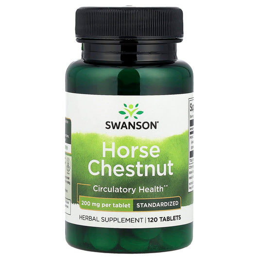 Swanson, Horse Chestnut, 200 mg, 120 Tablets - Image 1