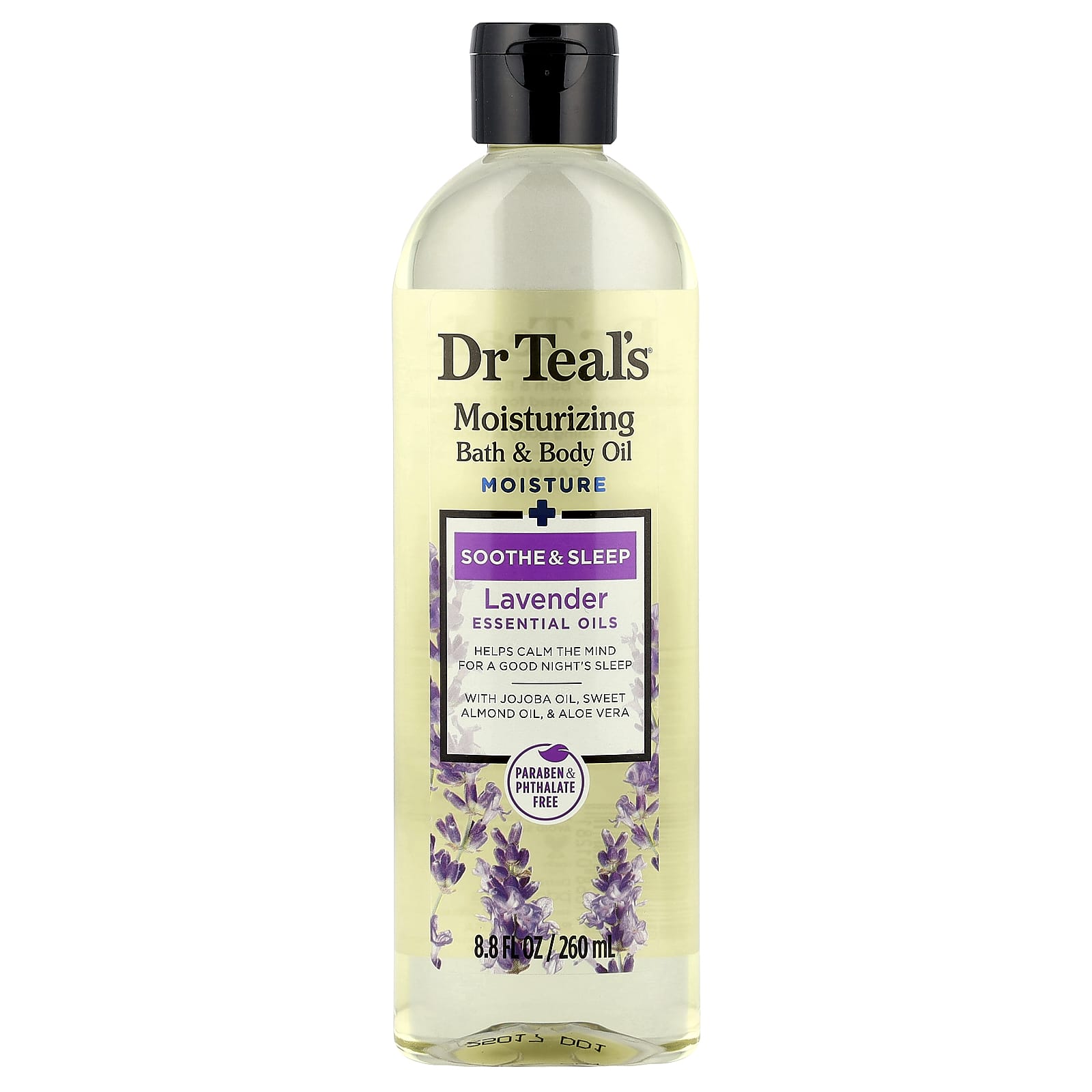 Lavender Relaxation Bath Oil by Dr. Teal's, 8.8 fl oz - Image 1