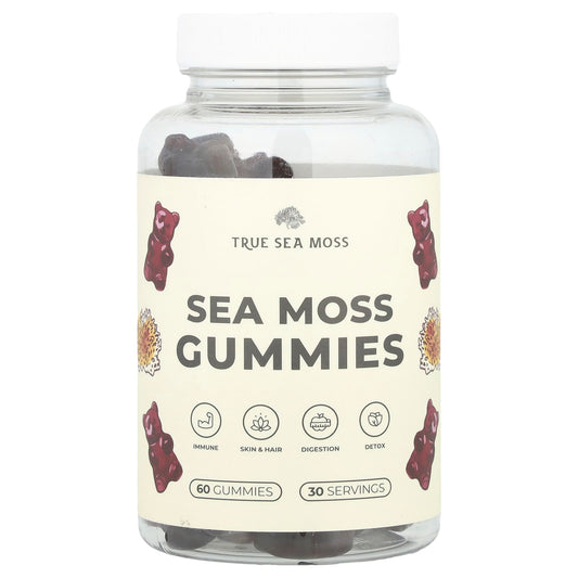 True Sea Moss, Sea Moss Gummies, 60 Gummies - Image 1