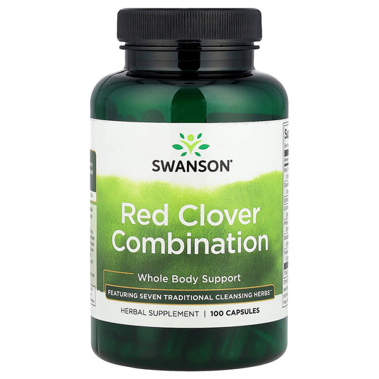 Swanson, Red Clover Combination, 100 Capsules - Image 1