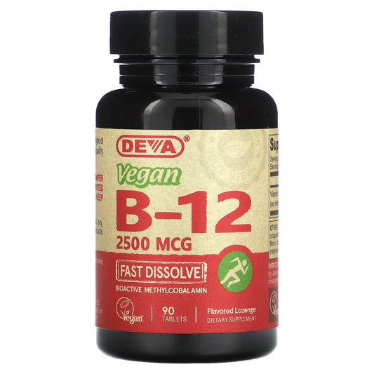 Vegan B12 Supplement | Fast-Dissolve Lozenges by Deva - Image 1