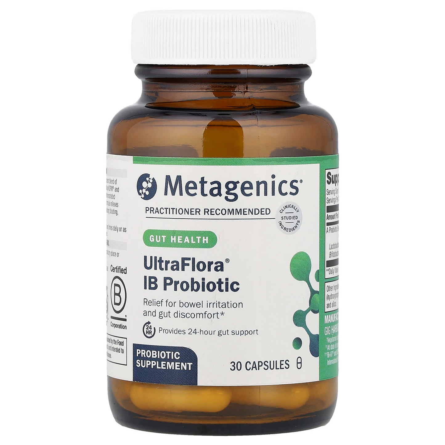 Metagenics, UltraFlora® IB Probiotic, 30 Capsules - Image 1