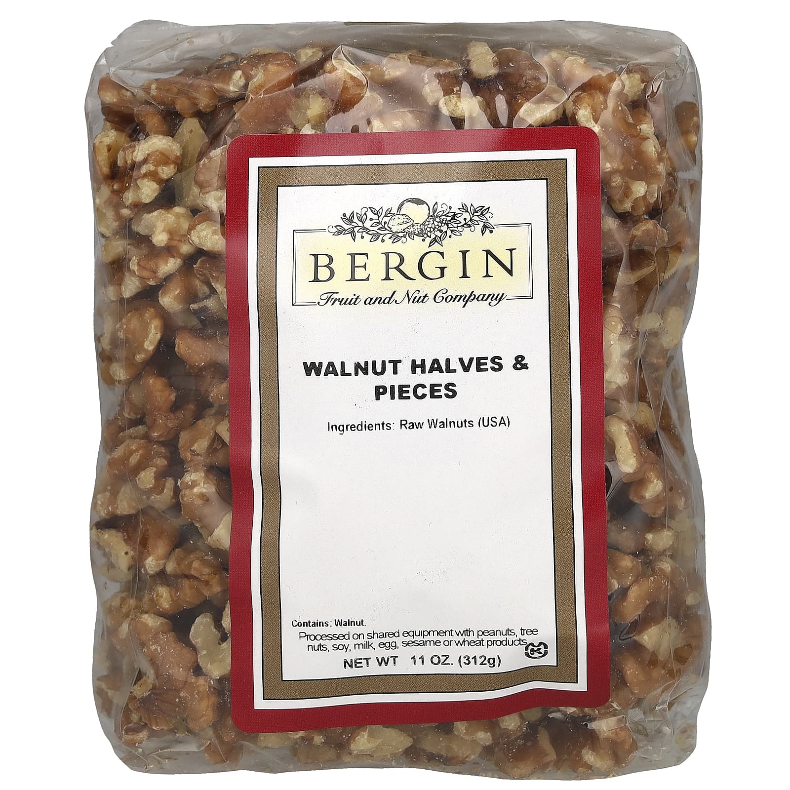 Bergin Walnut Halves & Pieces | Crunchy Snack for Healthy Living - Image 1