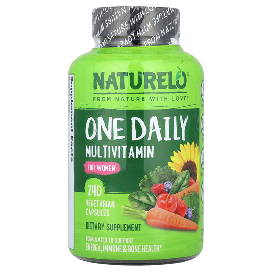 NATURELO, One Daily Multivitamin, For Women, 240 Vegetarian Capsules - Image 1