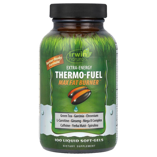 Irwin Naturals Extra-Energy Thermo-Fuel Max Fat Burner - Boost Metabolism & Weight Loss - Image 1
