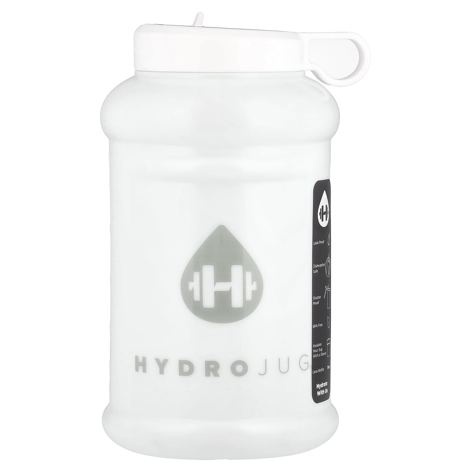 Pro Leak-Proof HydroJug 73 oz Water Bottle with Straw Lid - Image 1