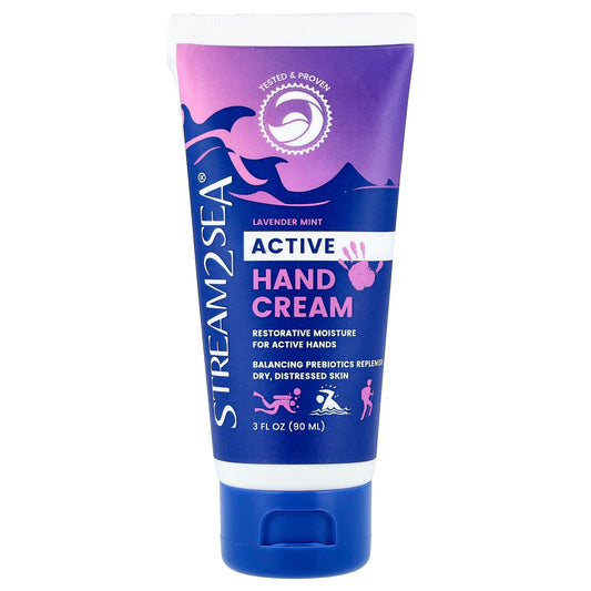 Stream2Sea, Active Hand Cream, Lavender Mint , 3 fl oz (90 ml) - Image 1