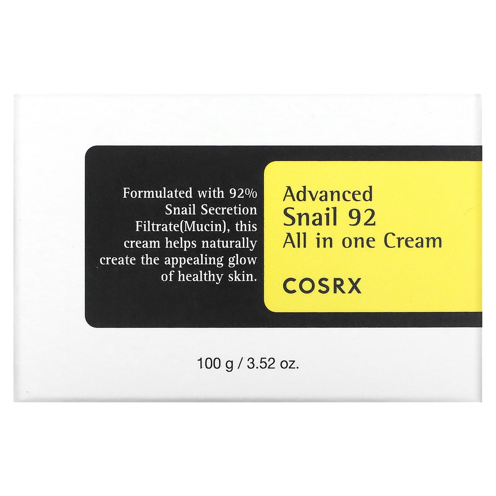 CosRx Advanced Snail 92 All in One Cream for Glowing Skin - Image 2