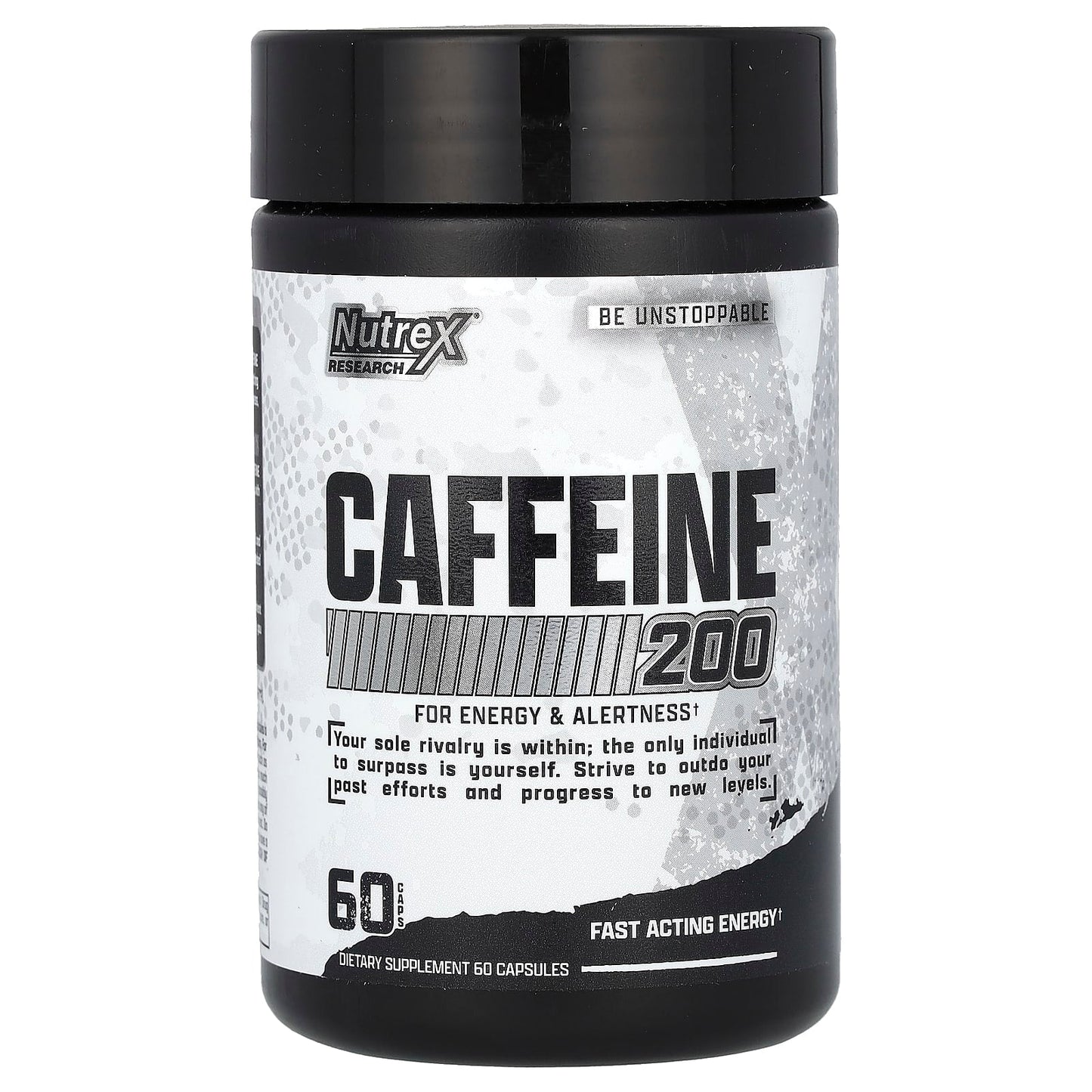 Nutrex Research, Caffeine 200, 200 mg, 60 Capsules - Image 1