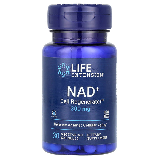 Life Extension, NAD+  Cell Regenerator, 300 mg, 30 Vegetarian Capsules - Image 1