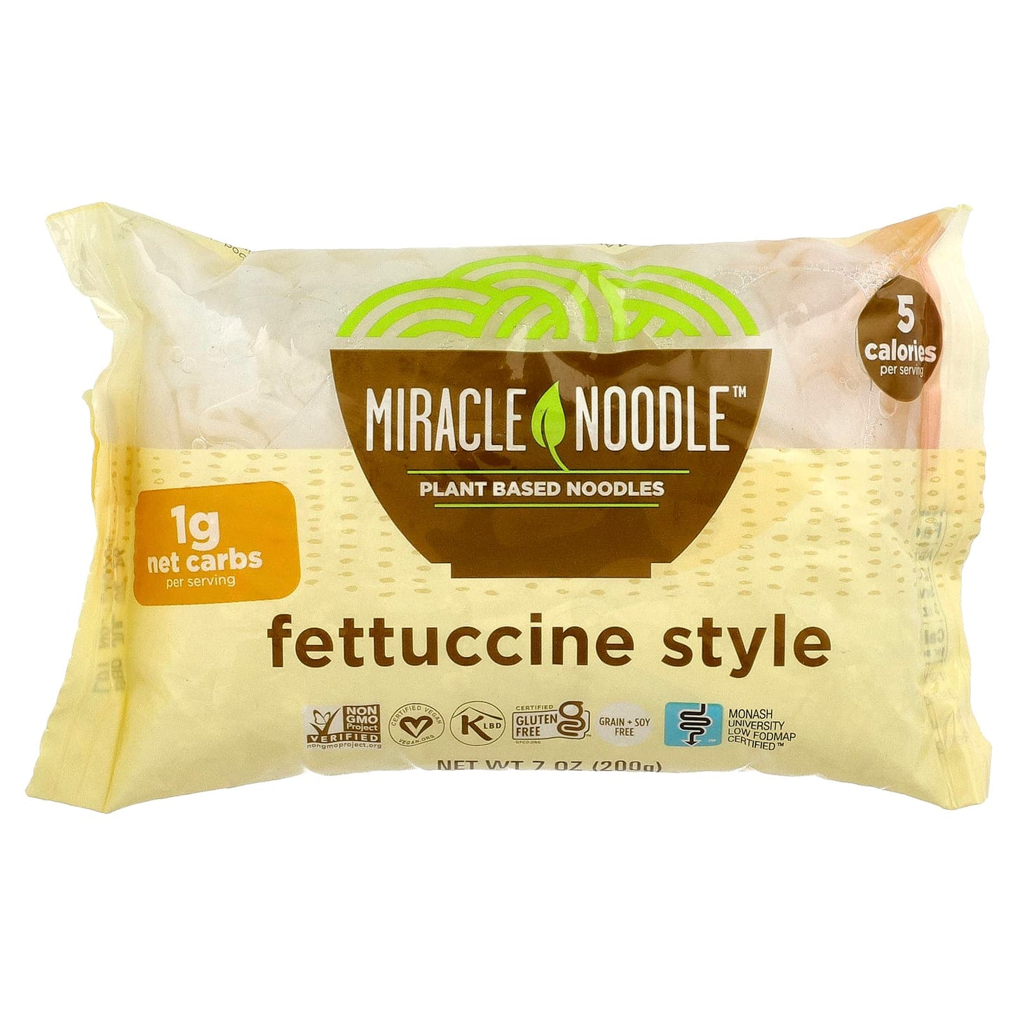 Miracle Noodle, Fettuccine Style, 7 oz (200 g) - Image 1