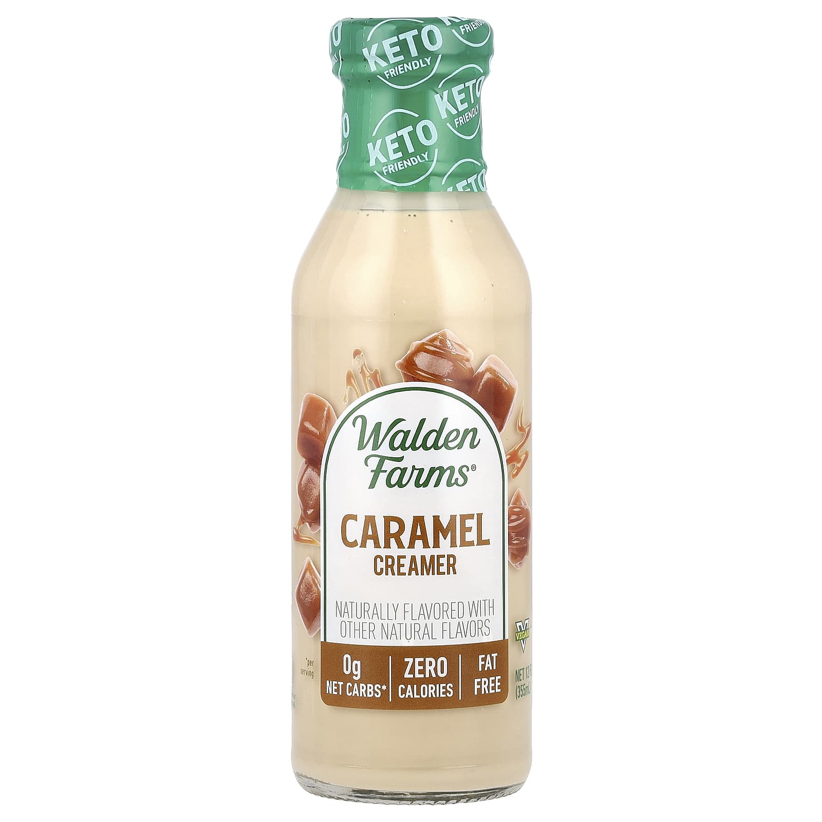 Walden Farms, Coffee Creamer, Caramel, 12 fl oz (355 ml) - Image 1