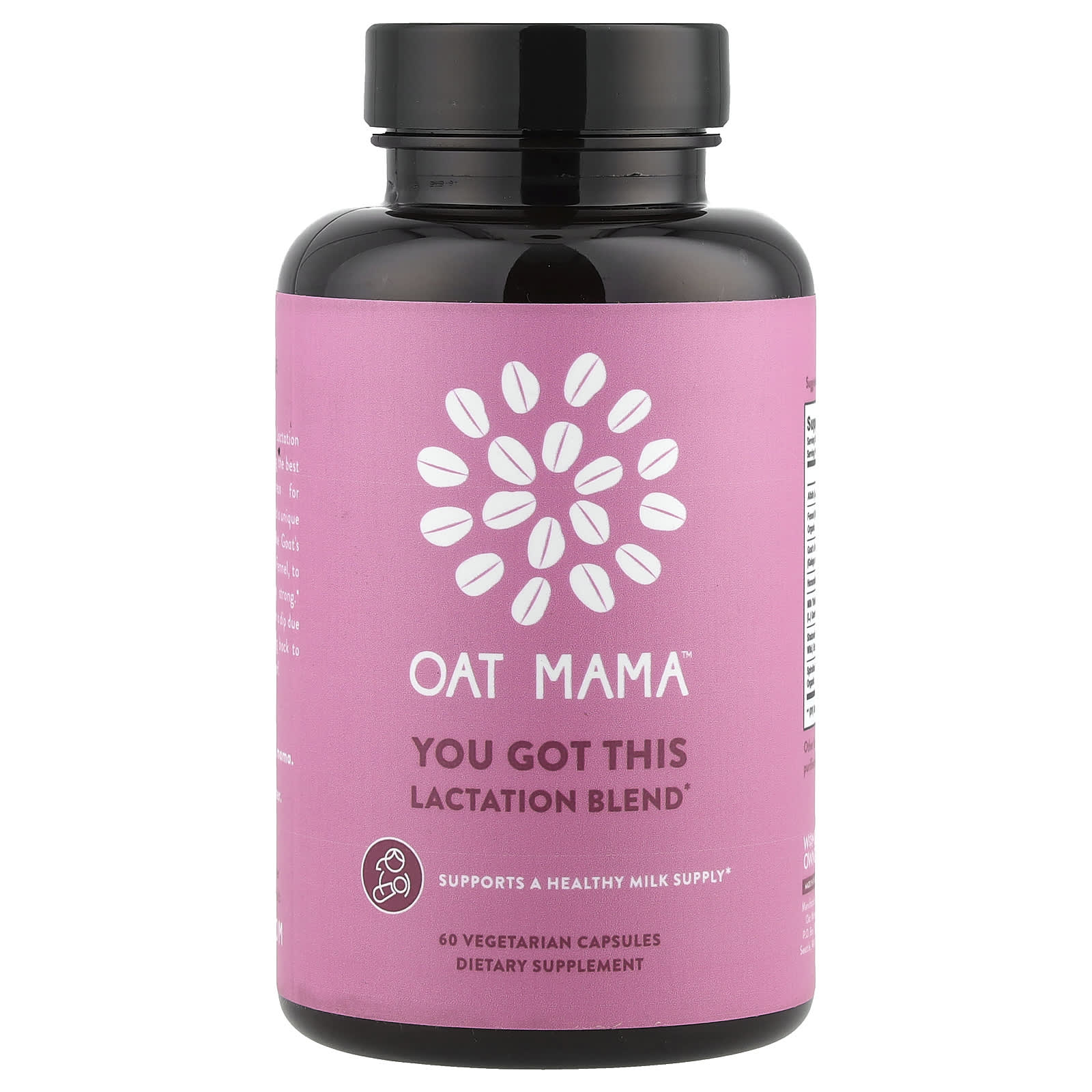 Oat Mama, You Got This, Lactation Blend, 60 Vegetarian Capsules - Image 1