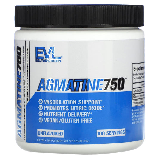 <span>EVLution Nutrition Agmatine 750 - Performance Support Supplement</span> - Image 1