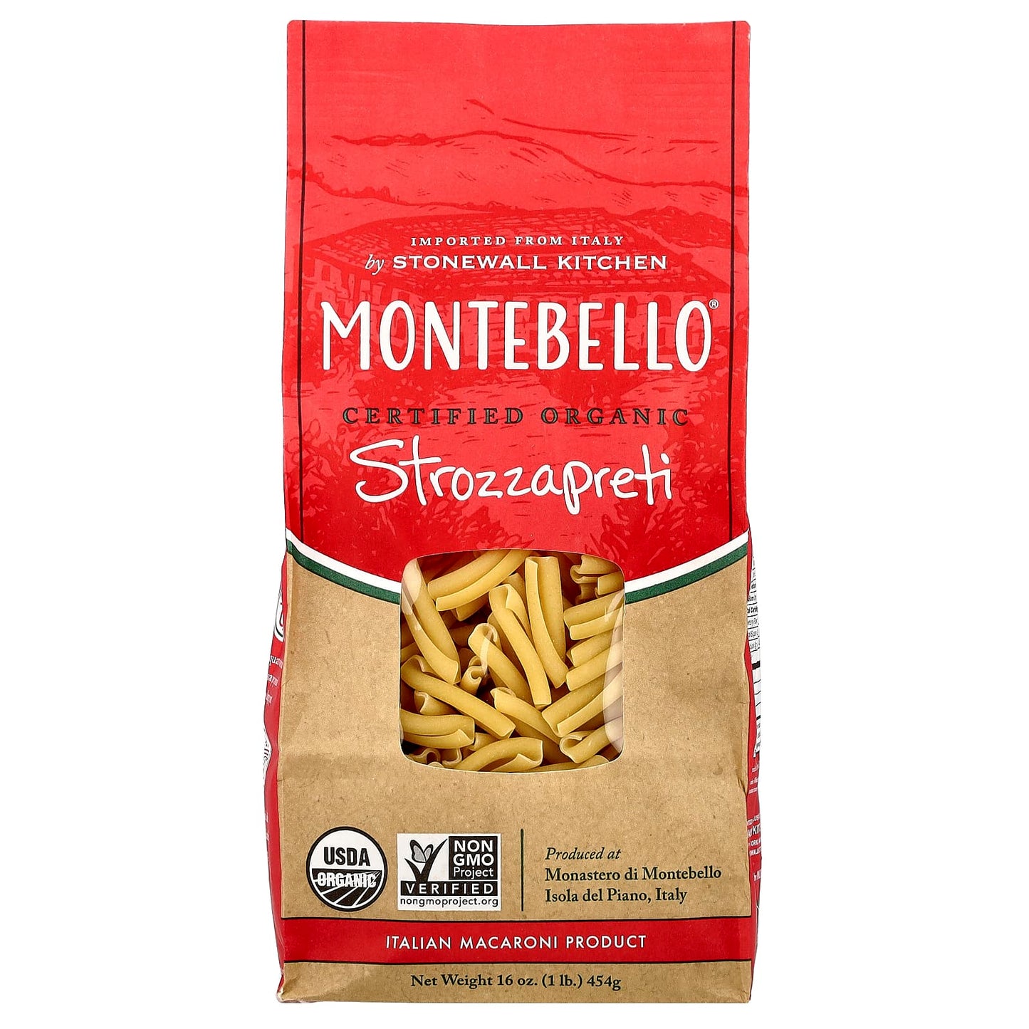Montebello, Organic Strozzapreti, 16 oz (454 g) - Image 1