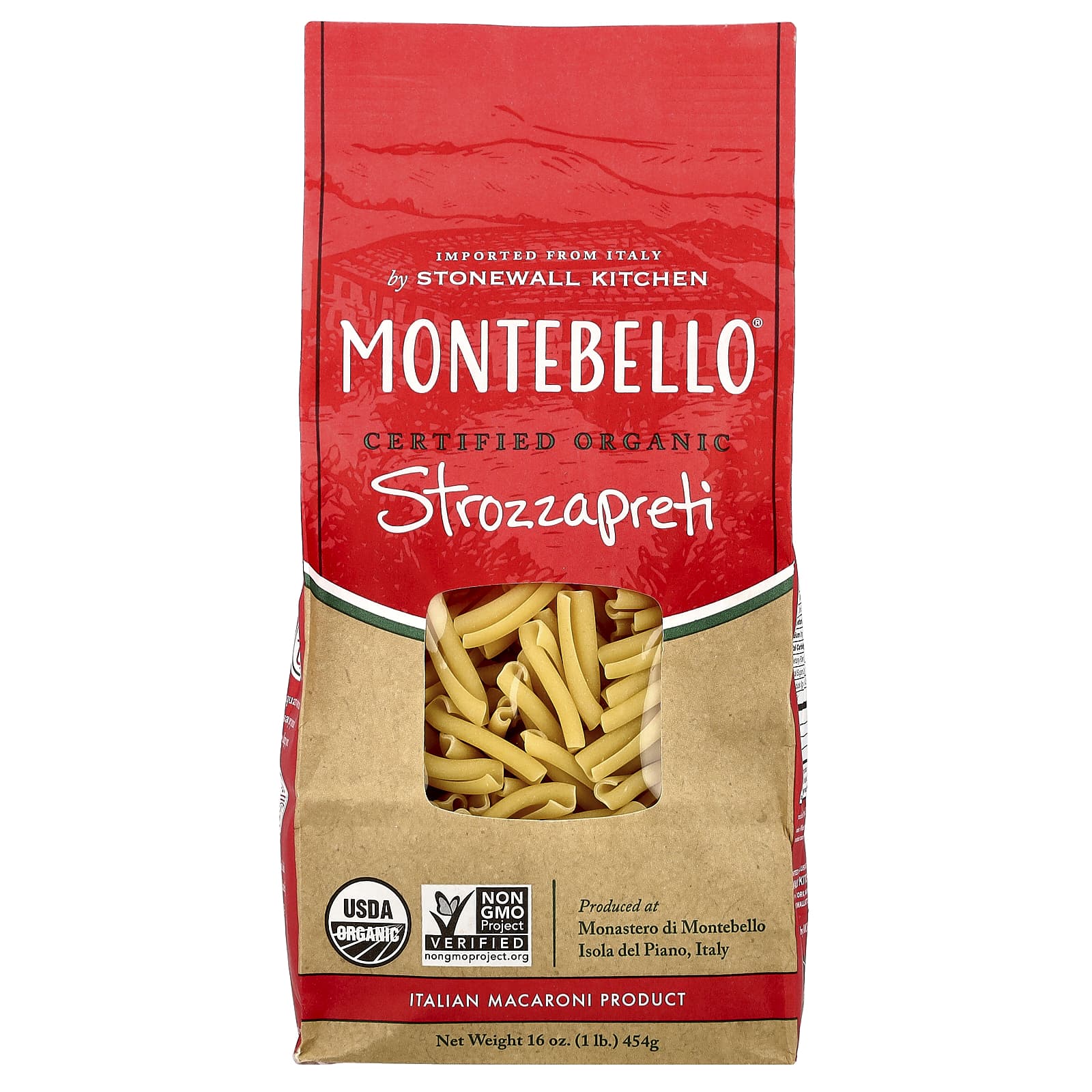 Montebello, Organic Strozzapreti, 16 oz (454 g) - Image 1