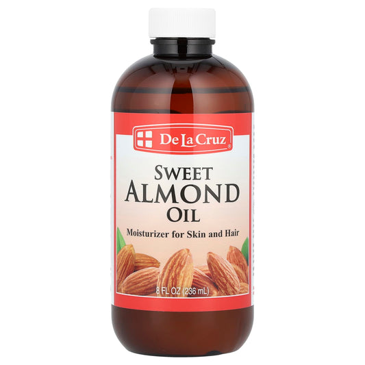 Sweet Almond Oil - Soothing Skin & Hair Moisturizer by De La Cruz - Image 1