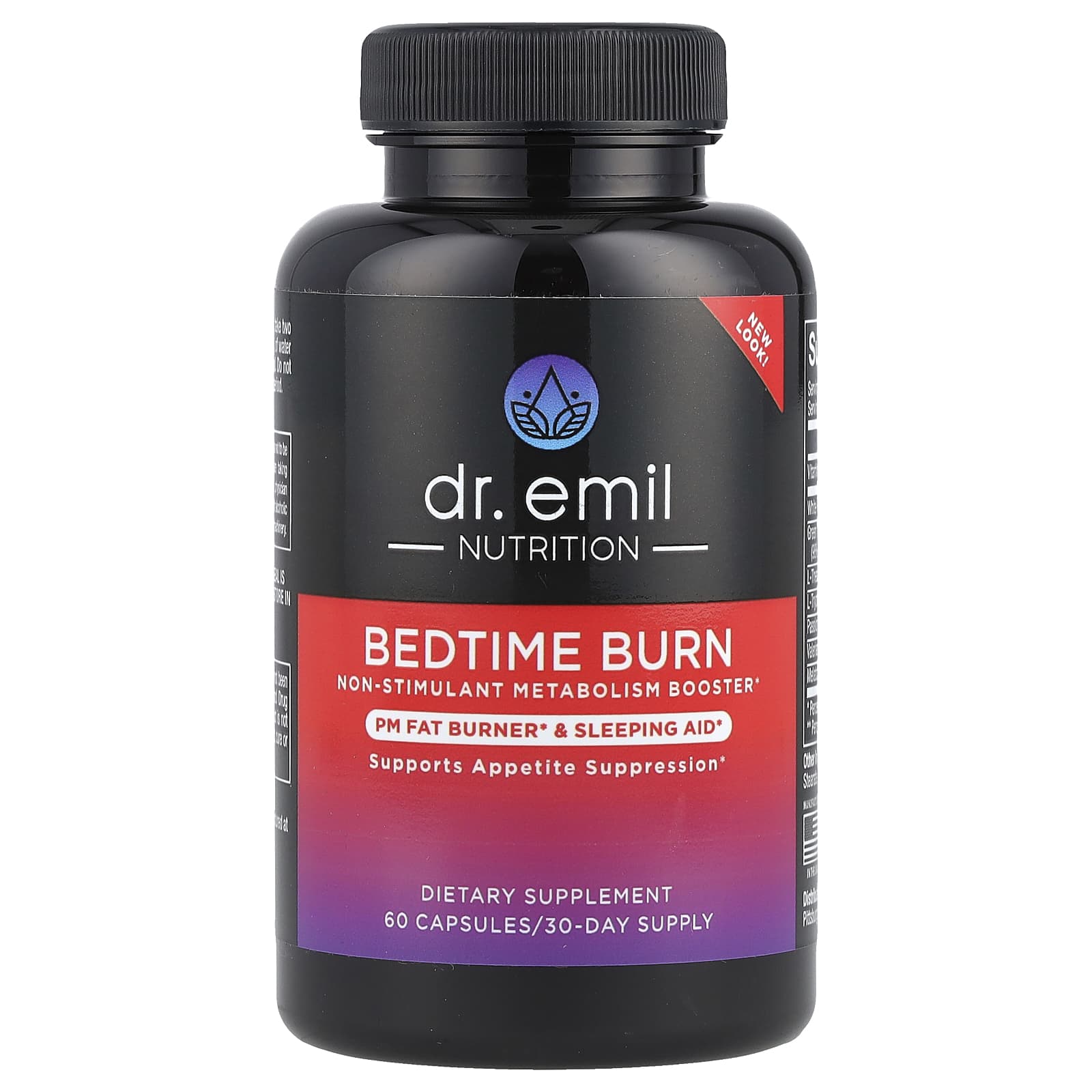 Dr. Emil Nutrition Bedtime Burn - Non-Stimulant Fat Burner & Sleep Aid - Image 1