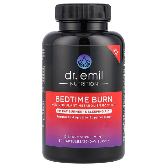 Dr. Emil Nutrition Bedtime Burn - Non-Stimulant Fat Burner & Sleep Aid - Image 1