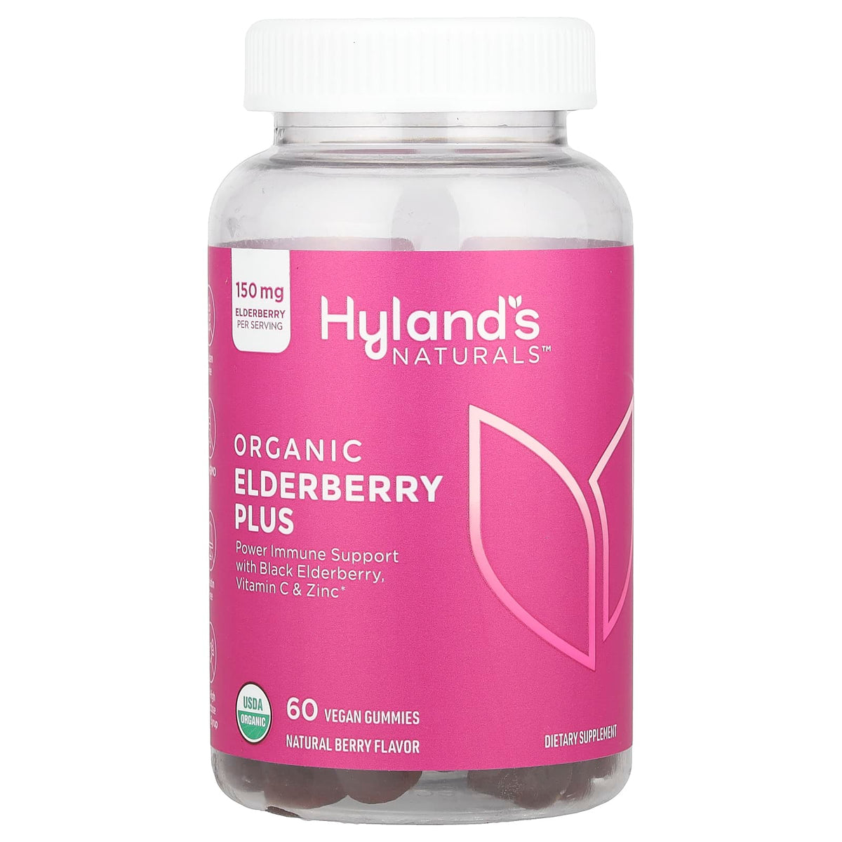 Elderberry Plus Gummies for Immune Support - USDA Organic, Vegan, Gluten Free - Image 1