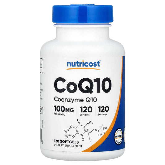 Nutricost, CoQ10, 100 mg, 120 Softgels - Image 1