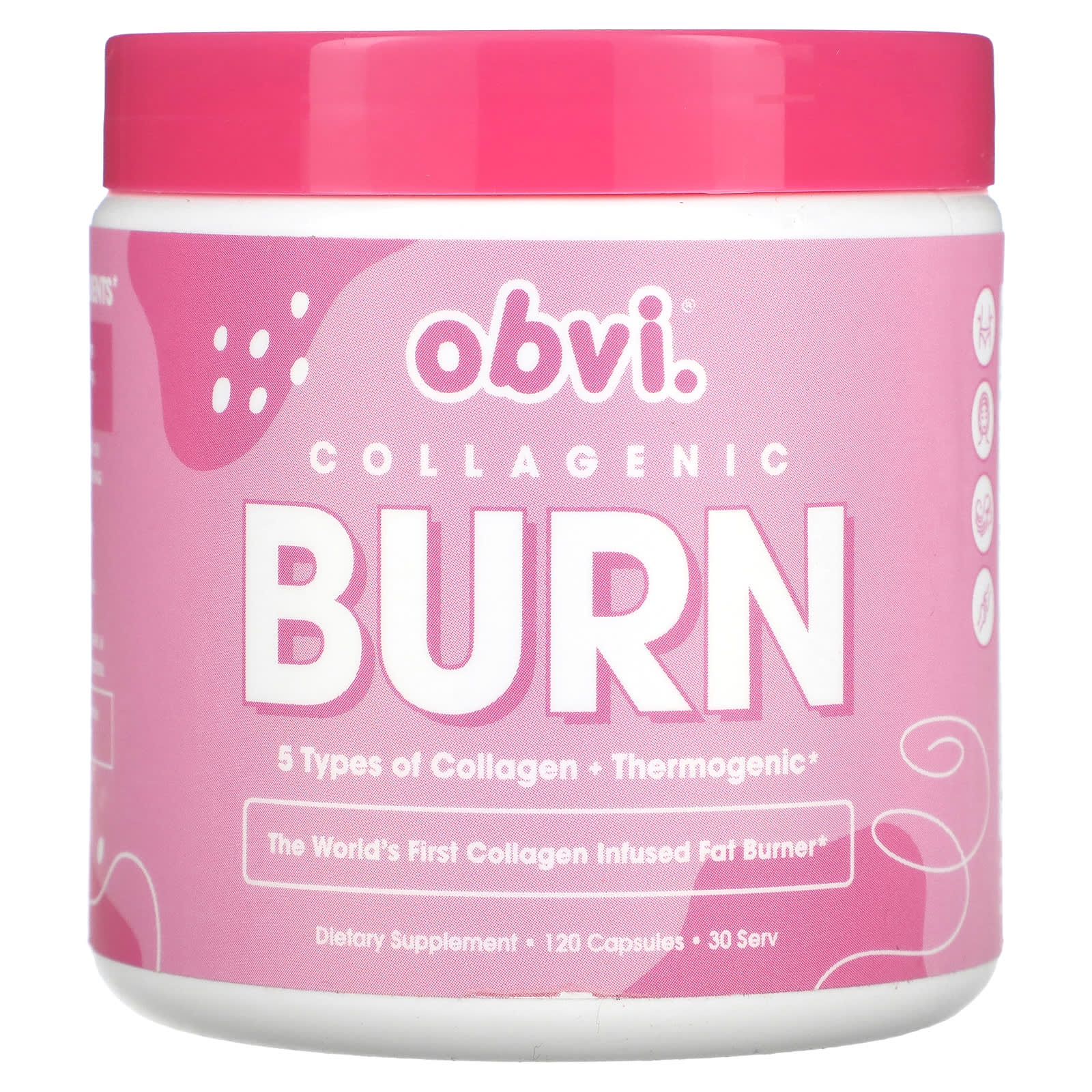 Obvi, Collagenic Burn, 120 Capsules - Image 1