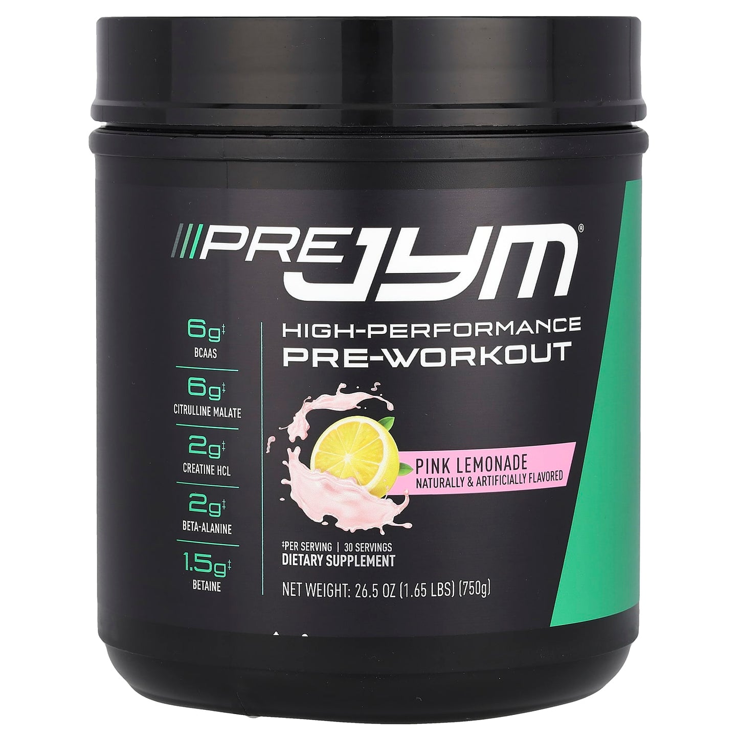 Pre JYM High-Performance Pre-Workout by JYM Supplement Science - Pink Lemonade - Image 1