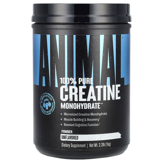 Animal Unflavored Creatine Monohydrate Powder, 2.2lb - Image 1