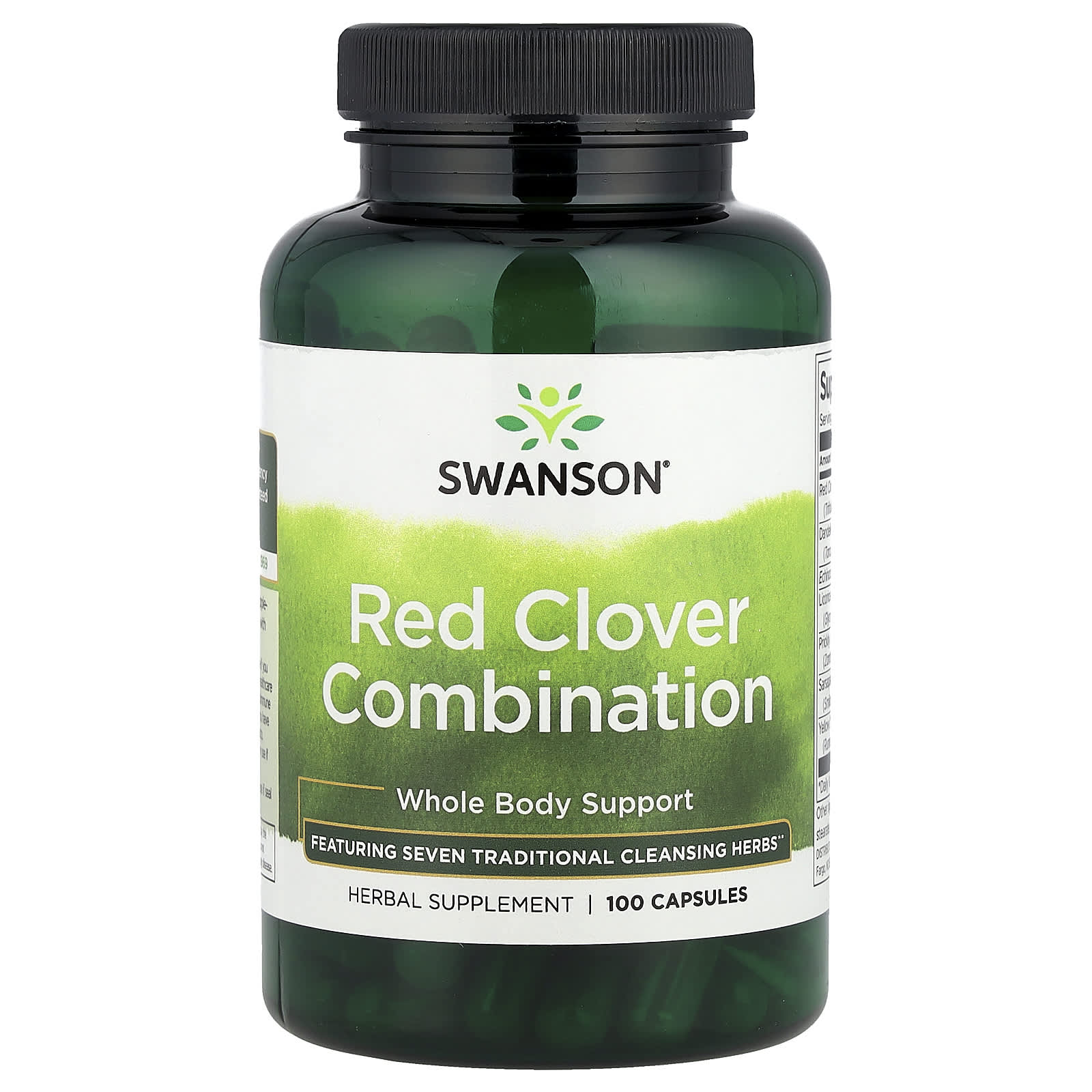 Swanson, Red Clover Combination, 100 Capsules - Image 1