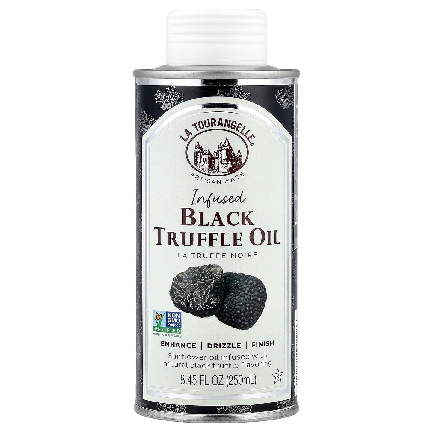 La Tourangelle, Infused Black Truffle Oil, 8.45 fl oz (250 ml) - Image 1