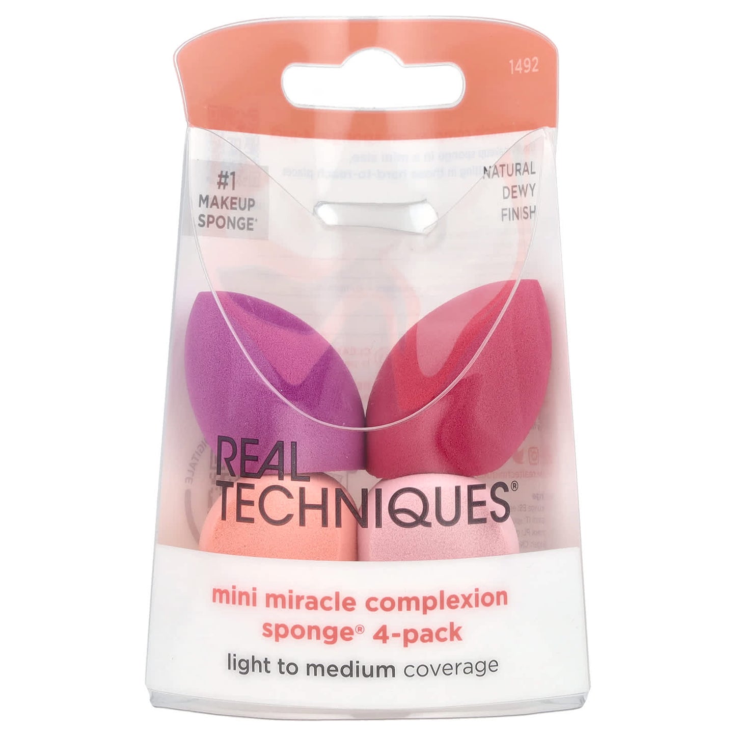 Real Techniques, Mini Miracle Complexion Sponge®, 4 Pack - Image 2