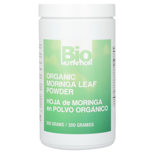 Organic Moringa Leaf Powder by Bio Nutrition, 300g - Image 1