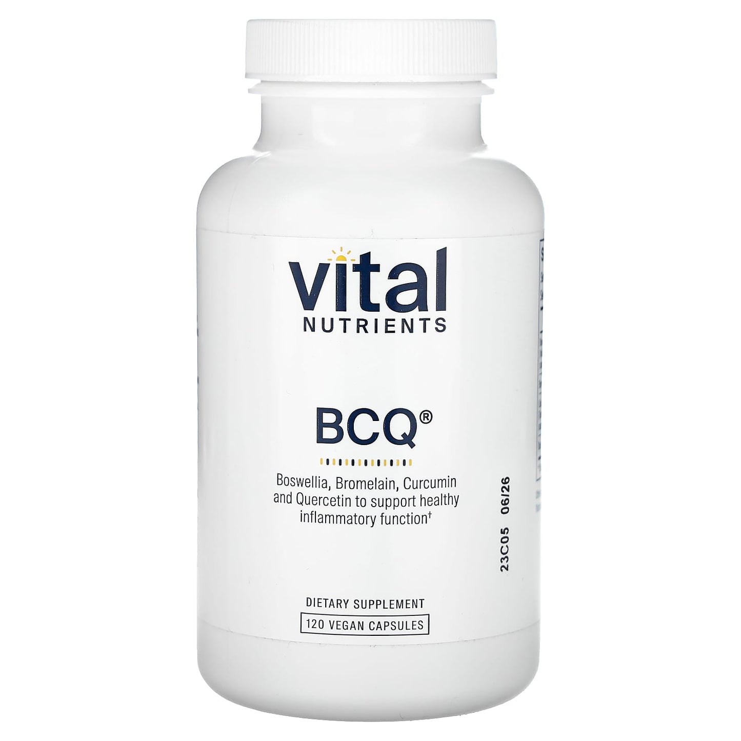 Vital Nutrients, BCQ, 120 Vegan Capsules - Image 1