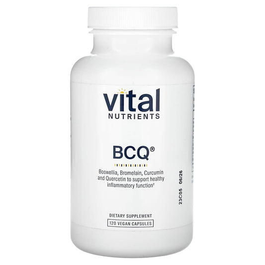 Vital Nutrients, BCQ, 120 Vegan Capsules - Image 1