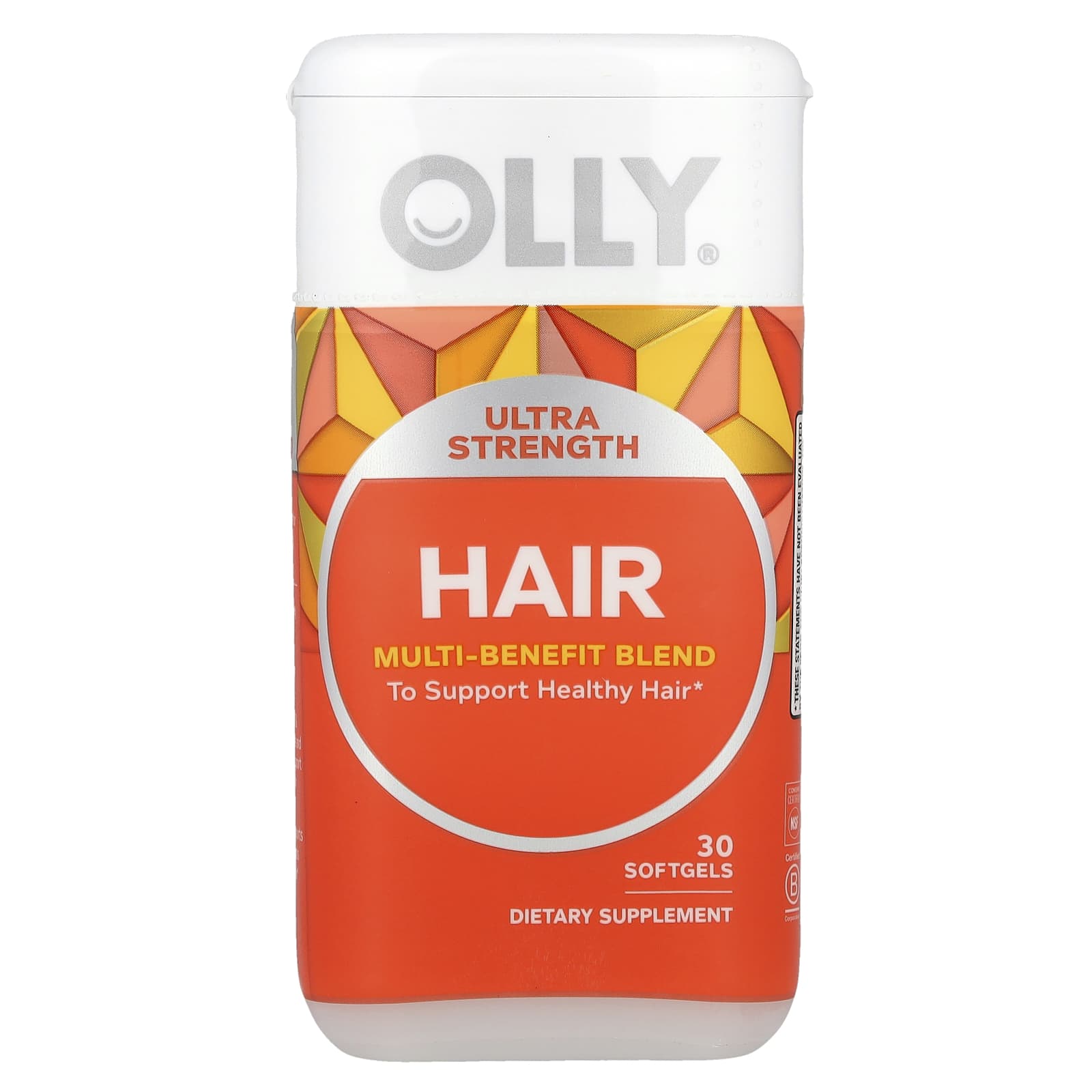 OLLY, Hair, Multi-Benefit Blend, 30 Softgels - Image 1