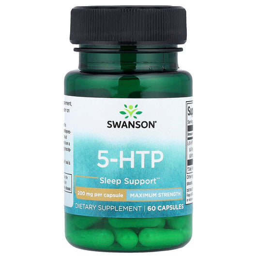 Swanson, 5-HTP, 200 mg , 60 Capsules - Image 1