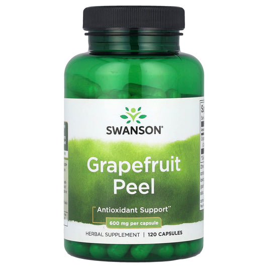 Swanson, Grapefruit Peel, 600 mg, 120 Capsules - Image 1