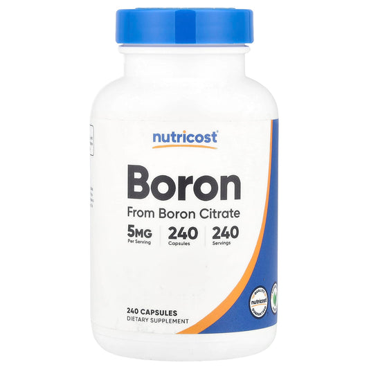 Nutricost, Boron, 5 mg , 240 Capsules - Image 1