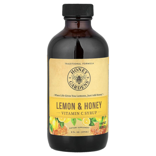 Zand, Vitamin C Syrup, Lemon & Honey, 8 fl oz (237 ml) - Image 1