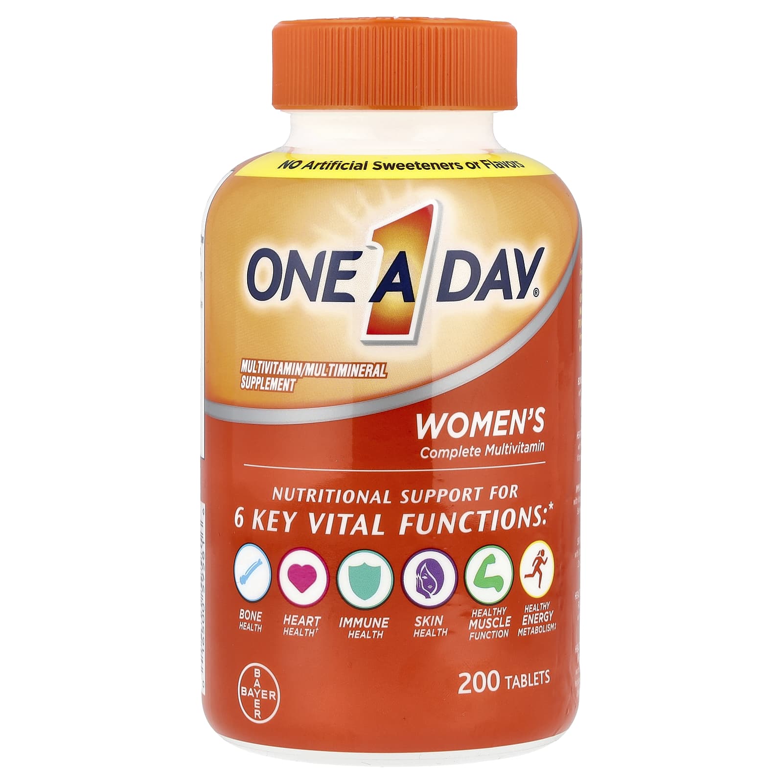One-A-Day, Women's Complete Multivitamin, 200 Tablets - Image 1