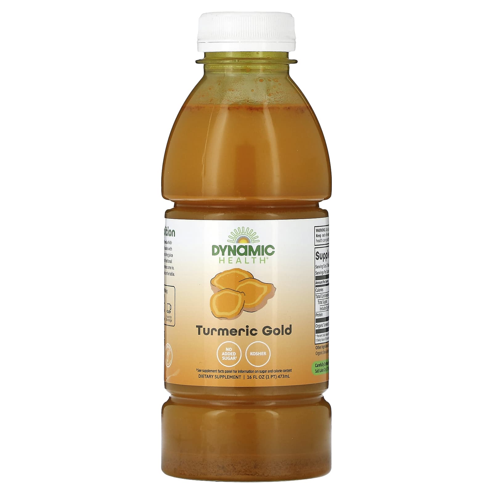 Turmeric Gold Juice Concentrate by Dynamic Health, 16 fl oz (473 ml) - Image 1